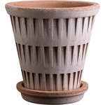 Bergs Potter Саксия с подложка Pantheon 12 см розов (PAR12S)