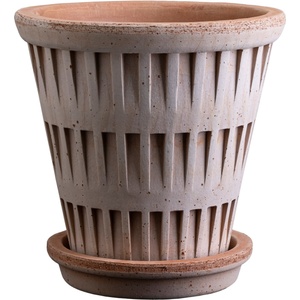 Bergs Potter Саксия с подложка Pantheon 12 см розов (PAR12S)