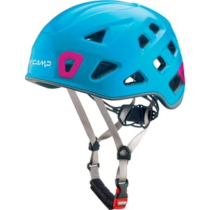 C. A. M. P C. A. M. P. Хибридна каска C. A. M. P. Storm Climbing helmet - Light Blue / Fuchsia - размер 48-56 cm (317-0180-0611)