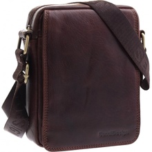 Sendi Design pánská kožená crossbody taška B-52006 hnědá