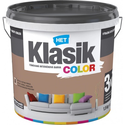 Het Klasik Color - KC 277 hnědý čokoládový 1,5 kg