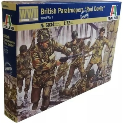 Italeri: Sada figurek Britští výsadkáři Rudí ďáblové 1:72