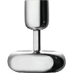Iittala Свещник Nappula нисък сребрист (1023340)