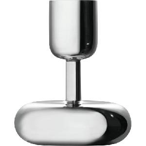 Iittala Свещник Nappula нисък сребрист (1023340)