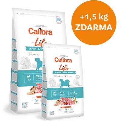 Calibra Dog Life Senior Small Breed Lamb 7,5 kg