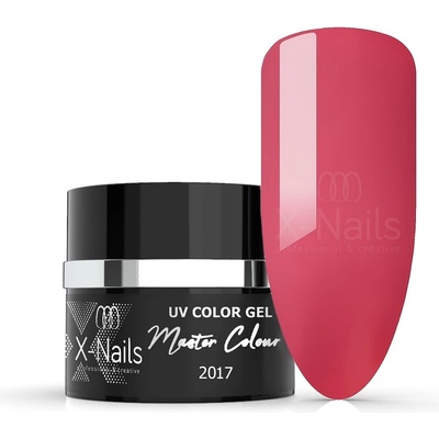 X Nails bezvýpotkový UV/LED gel Master Line RASPBERRY SHERBET 5 ml