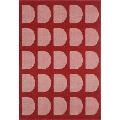 ESTE Червен /розов килим 160x230 cm Pomegranate - ESTE (02977A NEW ROSE / RED)