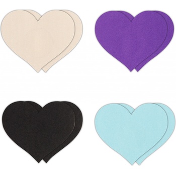 NS Novelties Pretty Pasties Heart I Assorted 4 Pairs