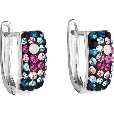 Evolution Group visací s krystaly Swarovski půlkruh 31123.4