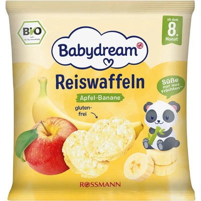 Babydream BIO banánovo-jablečné rýžové plátky 35 g