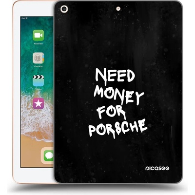 Picasee silikónový prehľadný obal pre Apple iPad 9.7 2018 6. gen Black Dollar