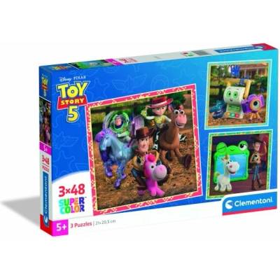 CLEMENTONI Toy Story 5 Príbeh hračiek 3x48 dielov