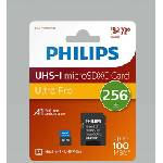 Philips microSDXC 256GB CL10/UHS-I/U1 + Adapter (FM25MP45B/00 / PH133532)