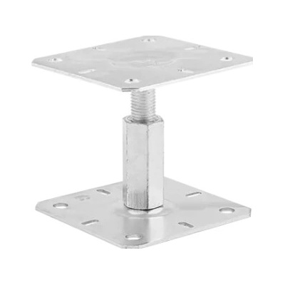 Domax PR 130/130 Nastaviteľná pätka stĺpiku 130x130x100-150 mm M20