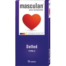 Kondomy, prezervativy Masculan Dotted 10ks
