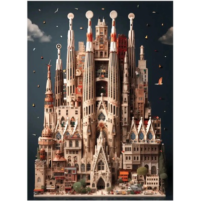 AnaTolian Yasin Yaman Sagrada Familia 1000 dielov