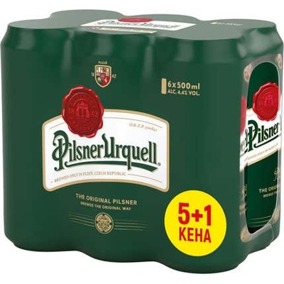 Pilsner Urquell Светла бира 6x500мл 6бр