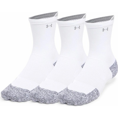 Under Armour UA AD Run Cushion 3pk Crew bílá