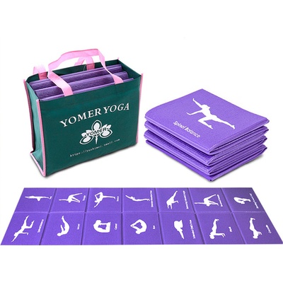 Xmart Сгъваема постелка за йога Xmart, Лилава (17194)