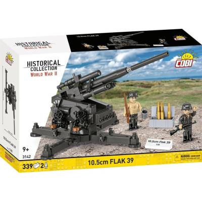 COBI 3142 World War II Německé protiletadlové dělo 10.5 cm Flak 39 1:35