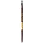 Eveline Cosmetics Micro Precise водоустойчив молив за вежди с четка 2 в 1 цвят 03 Dark Brown 4 гр