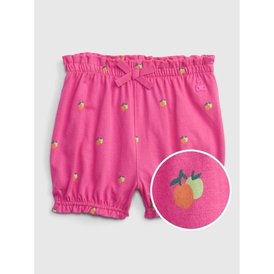 GAP Baby vzorované kraťasy organic Růžová