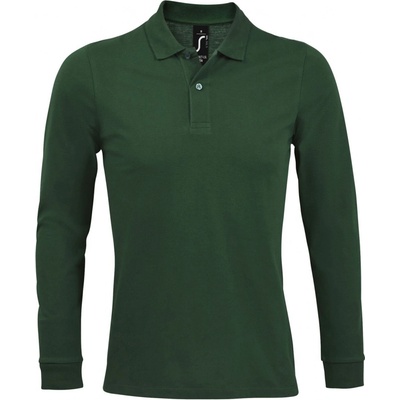 Soľs Perfect LSL men polo triko dlouhý rukáv SL02087 Bottle green