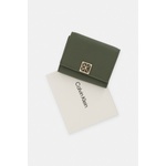 Calvin Klein портфейл RFID дамски от кожа (LV04F1128G)