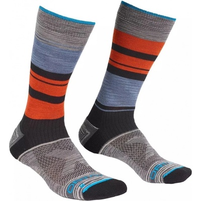 Ortovox ponožky All Mountain Mid Socks Warm sivá/modrá