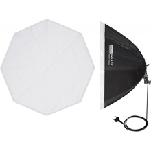 Phototools Trvalé svetlo pre 4 žiarovky E27, softbox 90cm G804D-2