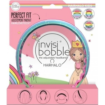 Invisibobble KIDS HAIRHALO Rainbow Crown Dětská nastavitelná čelenka