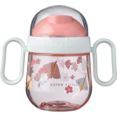 Little Dutch Чаша за лесен преход Little Dutch Flowers and Butterflies - С дръжки, 200 ml (108012065243)