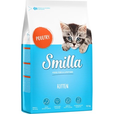 Smilla 2x10кг Kitten Smilla, суха храна за котки, с птиче месо