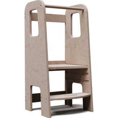 Mobli Ully Montessori Učicí věž MDF 40 5 x 86 x 38 cm výškově nastavitelná – Zboží Dáma