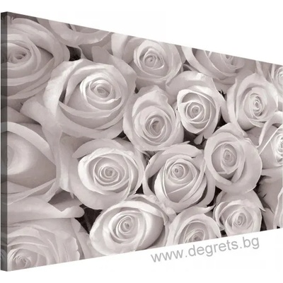 Картина Канава Букет от бели рози