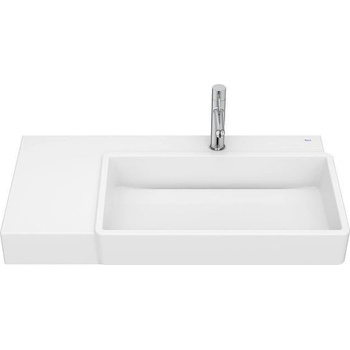 Roca Умивалник за стенен монтаж, асиметричен, десен, Tura, 800 x 430 x 150 mm (A327696620)