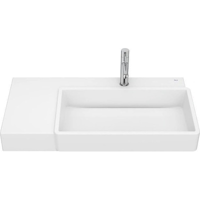 Roca Умивалник за стенен монтаж, асиметричен, десен, Tura, 800 x 430 x 150 mm (A327696620)