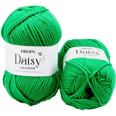 Drops Daisy uni 25 papouščí zelená