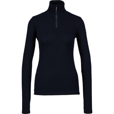 We Norwegians Дамско мериносово термобельо We Norwegians Women's Tryvann Colblock Zipup Merino base layer - Navy Blue (115-1673-0512)