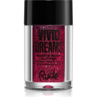 Rude Cosmetics Vivid Dreams Glitre na tvár i telo Laughing Dandelions 2,7 g