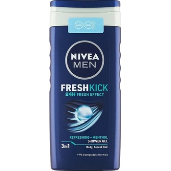 Nivea Men Fresh Kick sprchový gél 250 ml