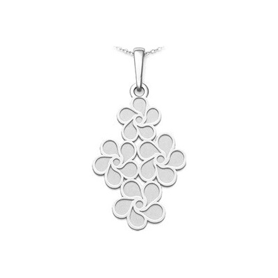 Auronitens Stříbrný přívěsek květinový ornament PA1674
