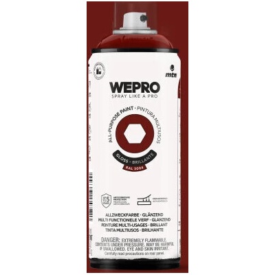 Wepro Water Bacchus 400 ml červená lesklá