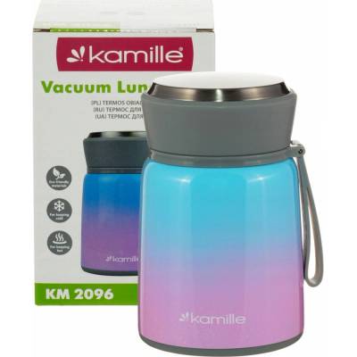Kamile obedový termobox KM2096 530 ml ružovo modrý