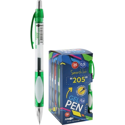 Pero gelové JUNIOR 205 0,5 mm - zelené