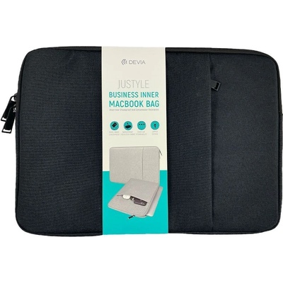 Devia pouzdro Justyle pro Macbook Pro/ Air Retina 13" - Black, 6938595348440 – Zboží Živě