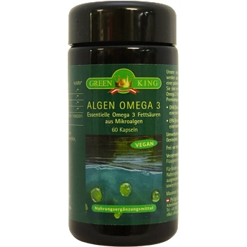 Green King Водорасли Омега 3 - 60 капсули