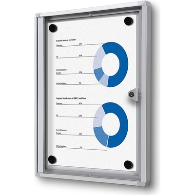 Jansen Display Interiérová vitrína Economy 1xA4 271 x 350 mm