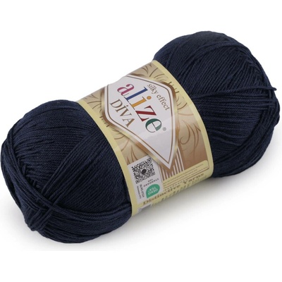 Pletací příze Alize Diva 100 g Varianta: 19 (361) modrá tmavá, Balení: 1 ks 55746/140783/276751