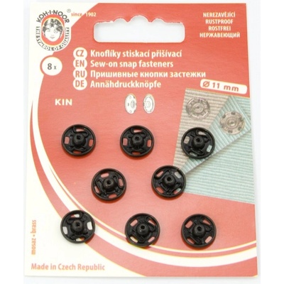 Knoflík stiskací KIN vel. 3 lak
